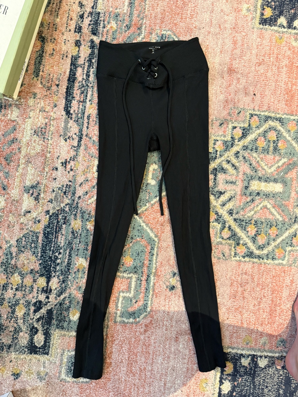 YEAR OF OURS Stretch Football Legging in Black size M - Picture 3 of 6